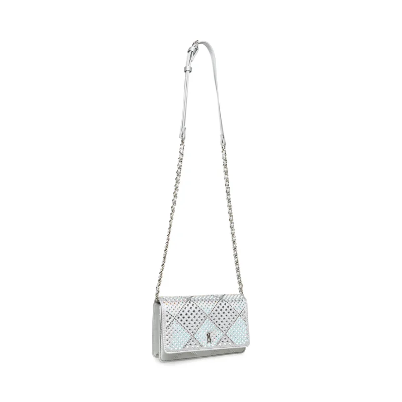 STEVE MADDEN SILVER Steve madden baddi women's silver crossbody bag for Women | Best Price UAE